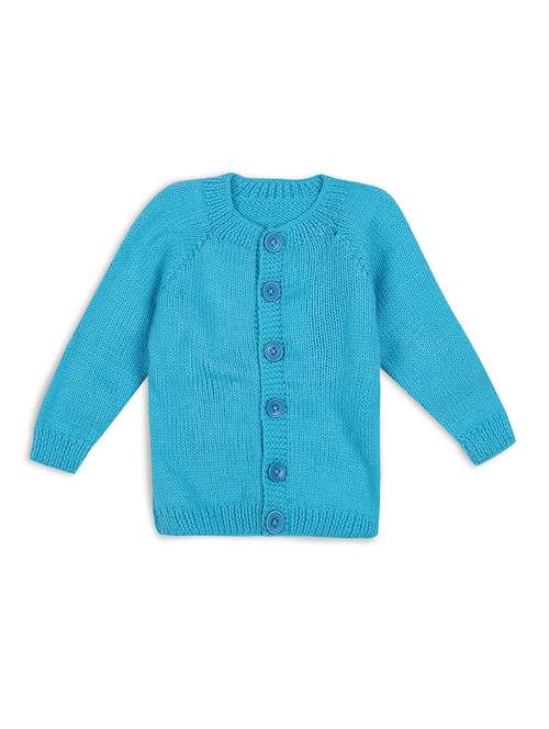 girls self design long sleeve cardigans - 21688585 - Standard Image - 0