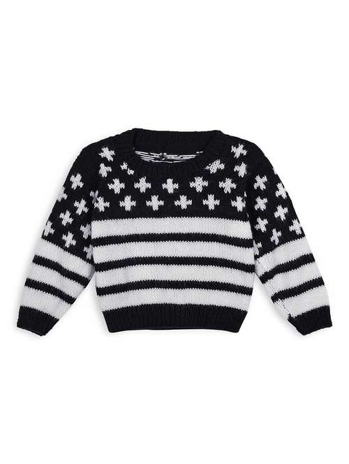 girls self design long sleeve sweater - 21688593 -  Standard Image - 0