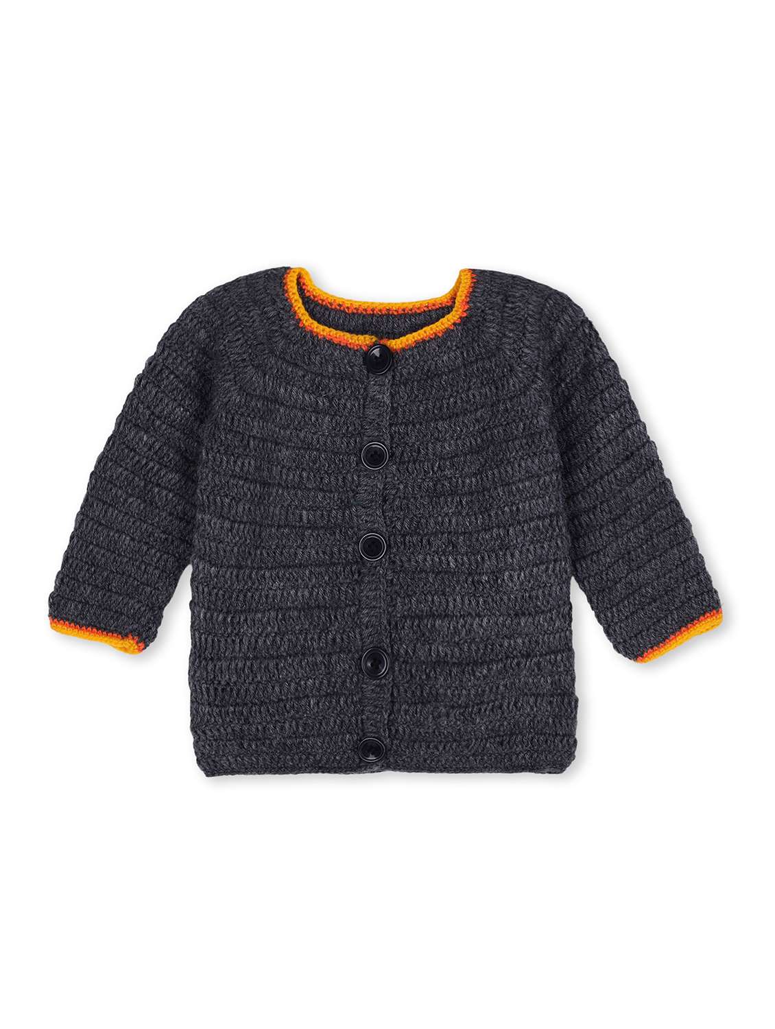 girls self design long sleeve cardigans