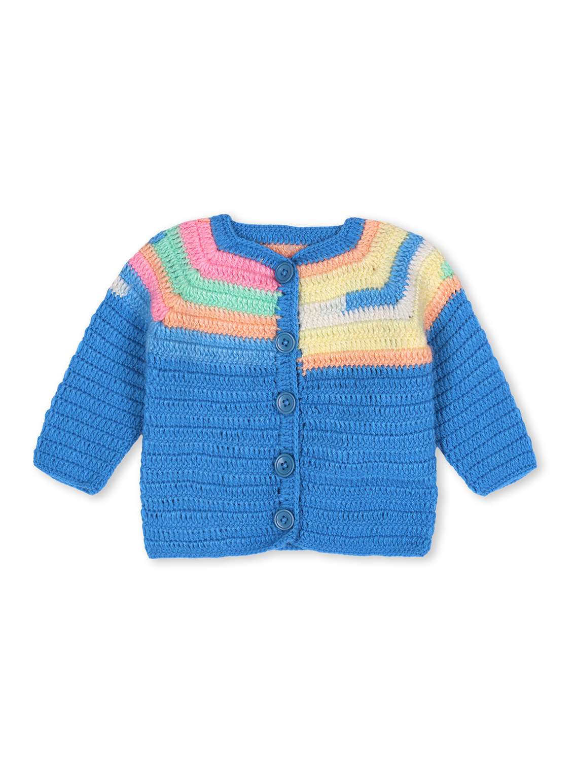 girls self design long sleeve cardigans - 21688603 -  Zoom Image - 0