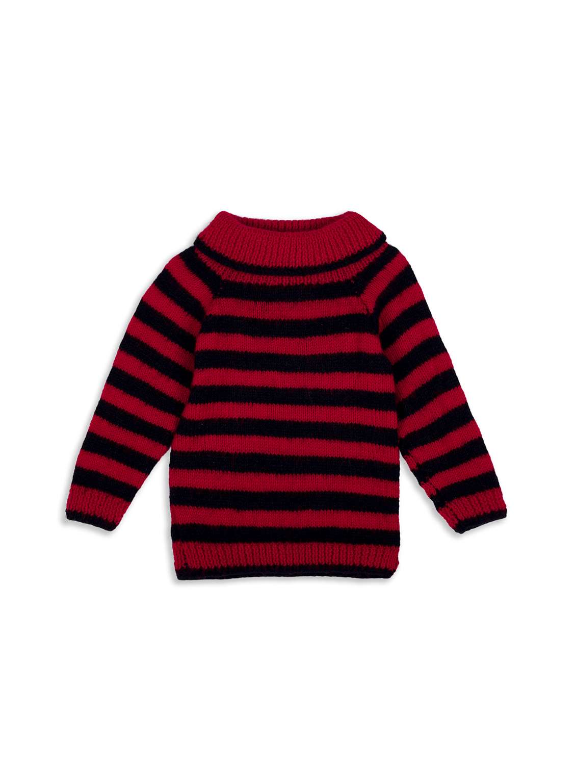 girls striped long sleeve pullover sweater
