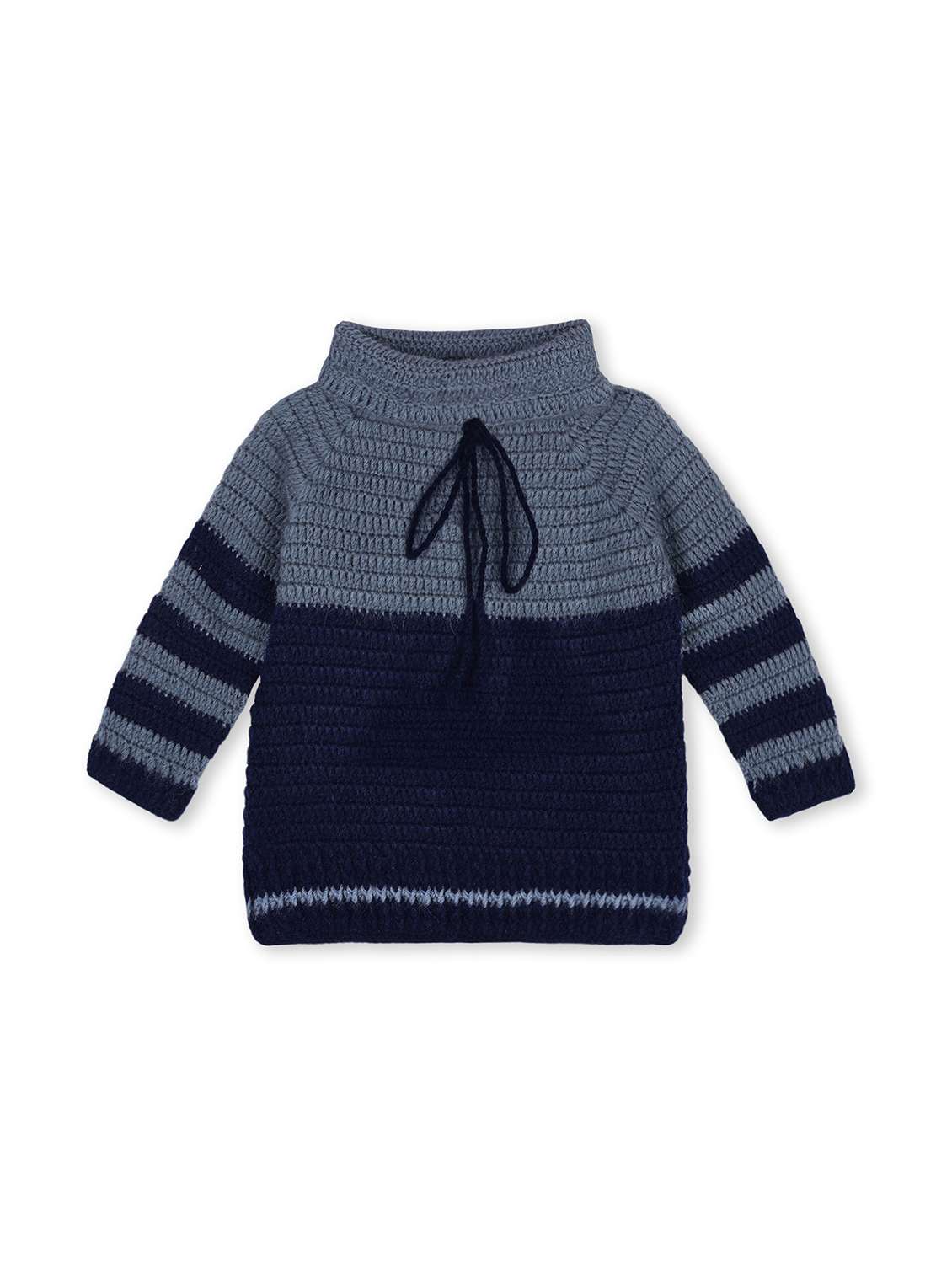 girls self design long sleeve sweater