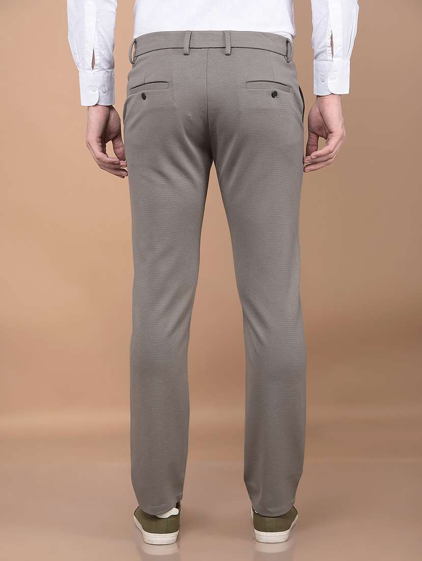 men mid rise solid chinos - 21688653 -  Standard Image - 3