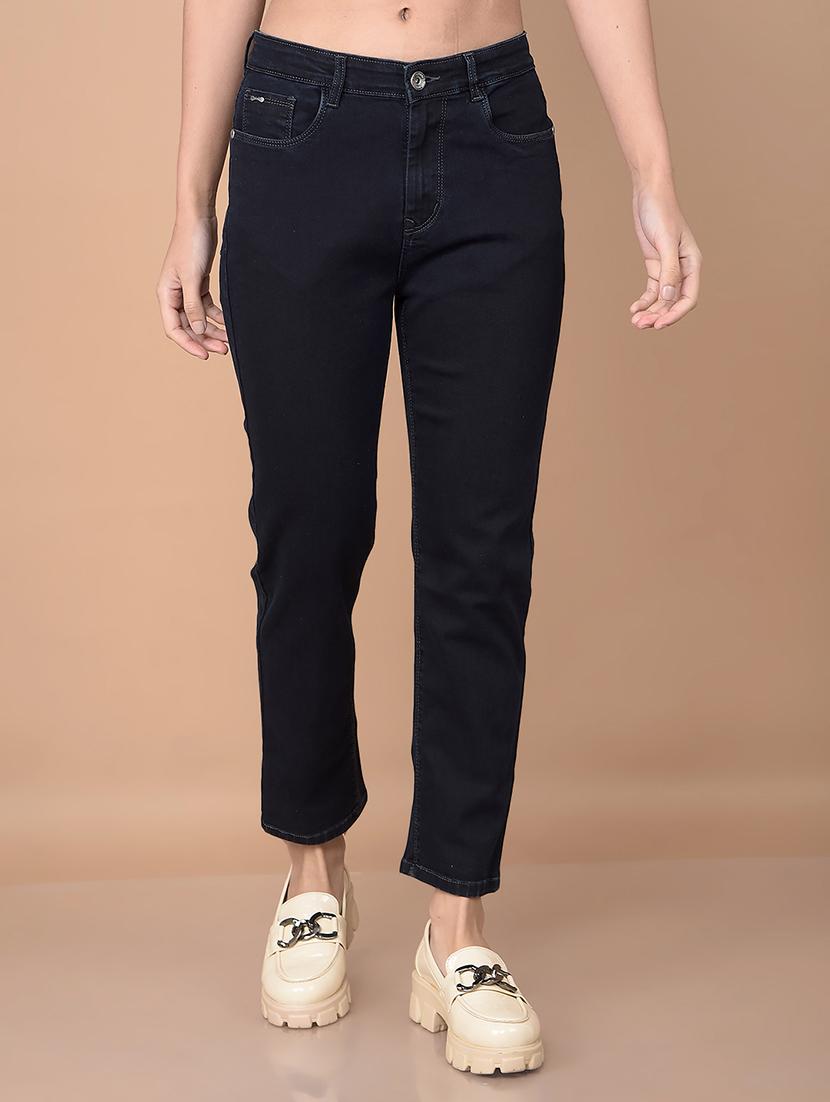 women solid mid rise slim fit jean - 21688687 -  Zoom Image - 0