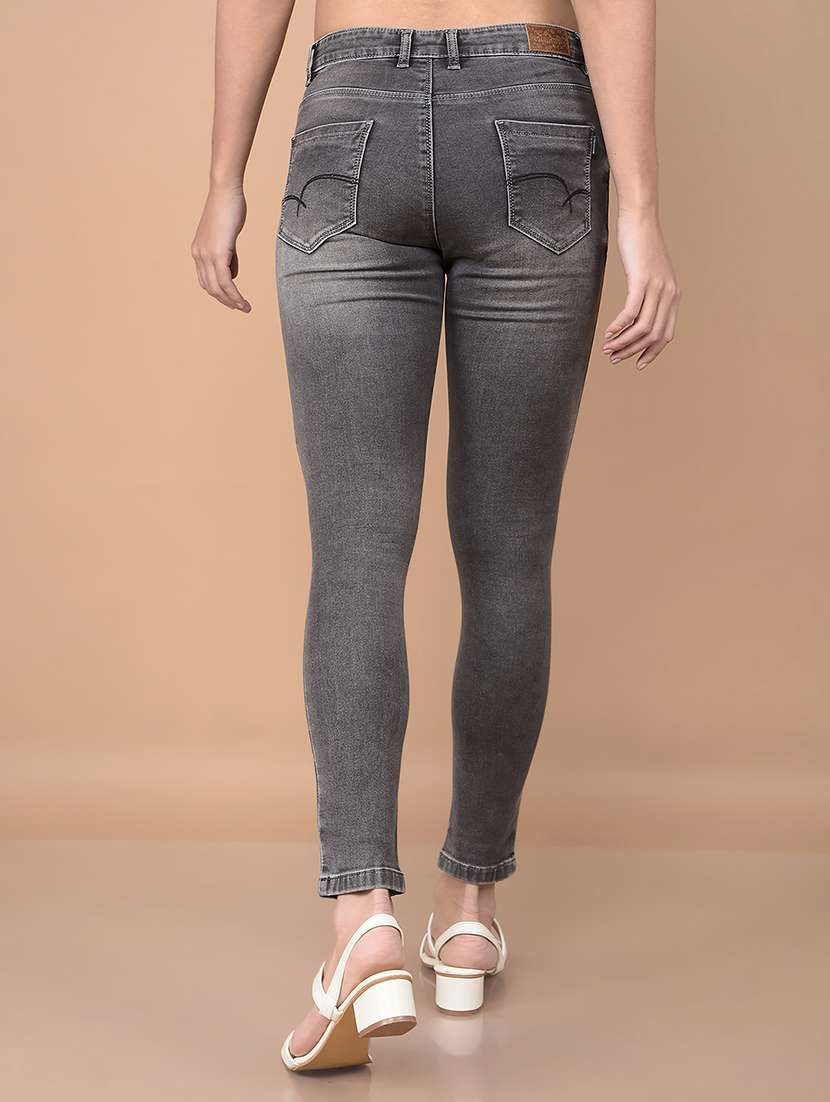 women solid mid rise skinny fit jean - 21688692 - Standard Image - 3