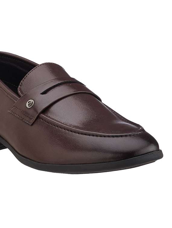 men brown slip on loafers - 21688851 -  Standard Image - 5