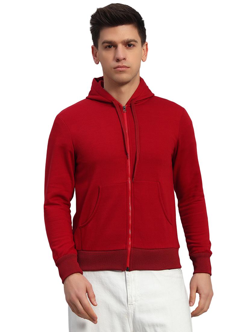 men long sleeves plain sweatshirt - 21688926 -  Zoom Image - 0