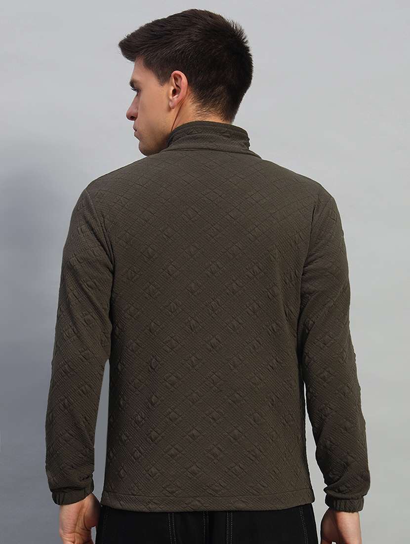 men long sleeves plain sweatshirt - 21688933 - Standard Image - 3