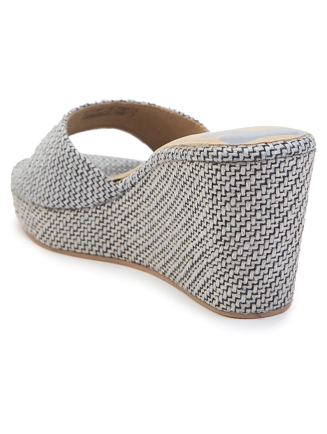 women grey slip on wedges - 21689368 - Standard Image - 3