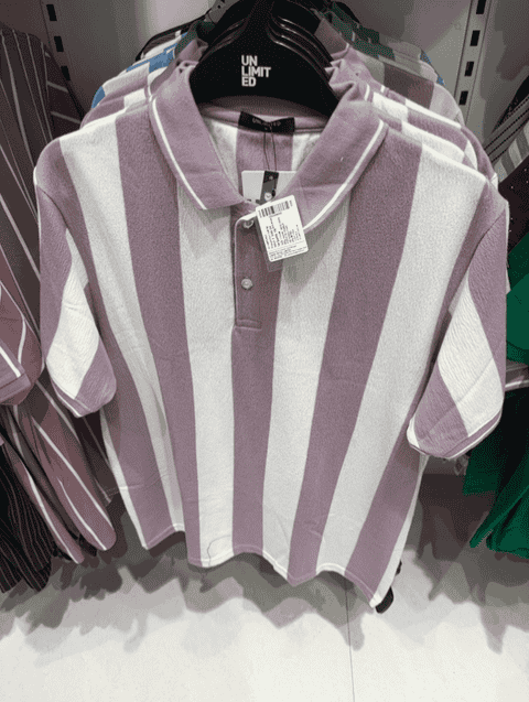 light pink fancy fabric tshirt - 21689427 - Zoom Image - 0