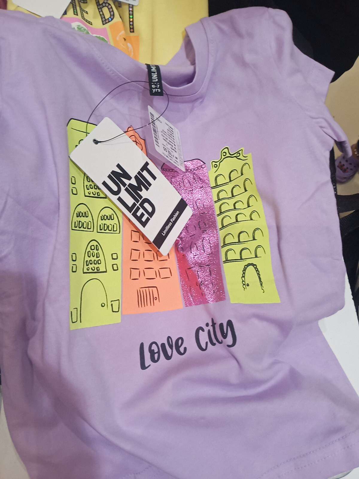 lavender single jersey tshirt - 21689497 - Zoom Image - 0
