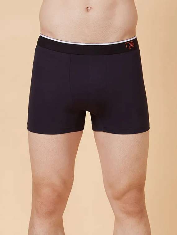 men solid low rise trunks 