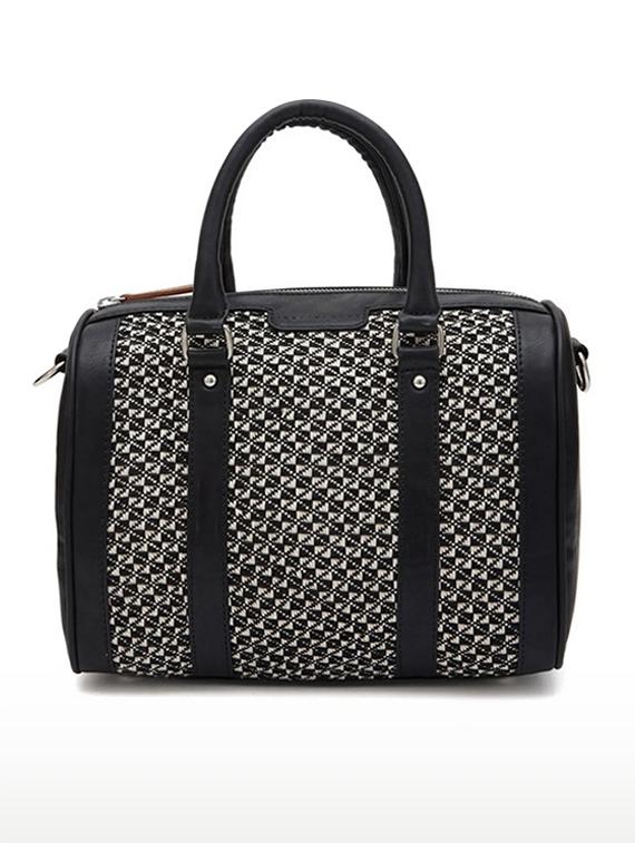 women black textured handbag - 21689803 -  Zoom Image - 0