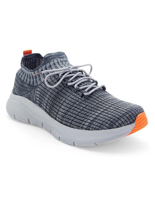 grey lace up casual shoes - 21689807 - Standard Image - 0