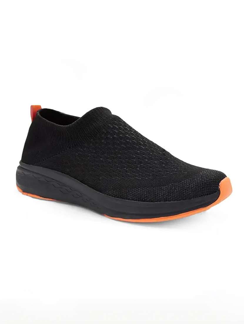 men black slip on sport shoes