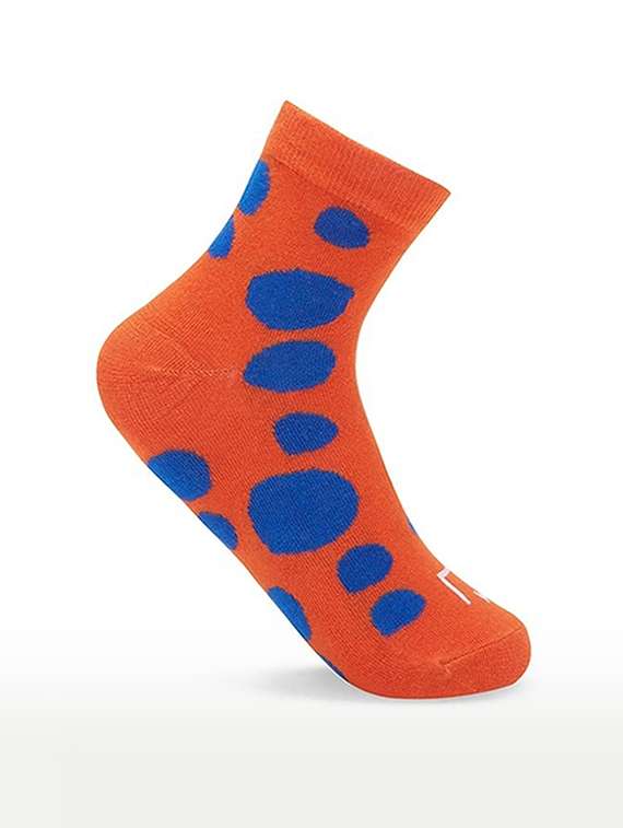 orange linen ankle length sock - 21689832 - Zoom Image - 0