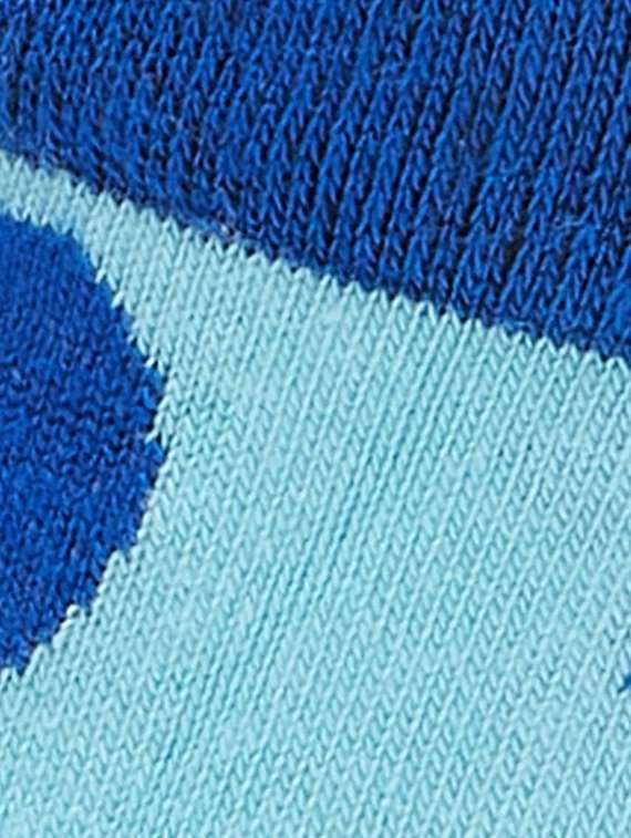 blue linen ankle length sock - 21689833 -  Standard Image - 3