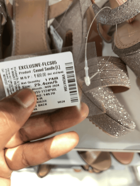 copper pu (polyurethane) sandals - 21690026 -  Zoom Image - 0