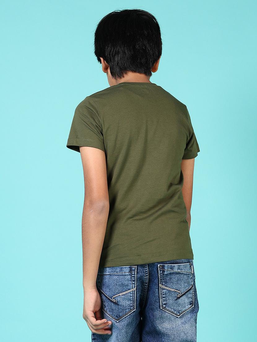 boys front print short sleeve t-shirt - 21690578 - Standard Image - 3