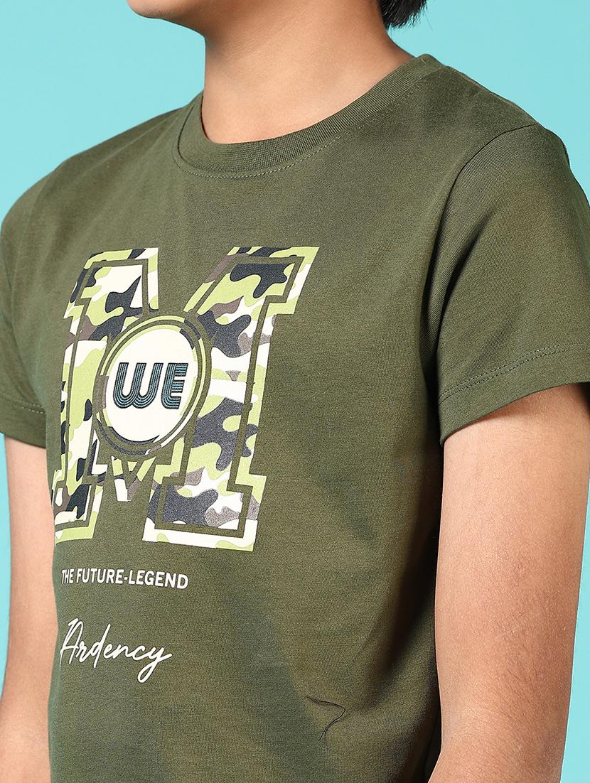 boys front print short sleeve t-shirt - 21690578 - Standard Image - 5
