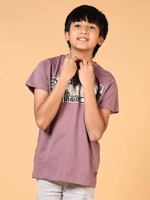 boys chest print short sleeve t-shirt - 21690579 -  Standard Image - 0