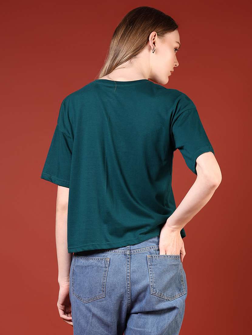 women printed short sleeves t-shirt - 21690651 -  Standard Image - 3