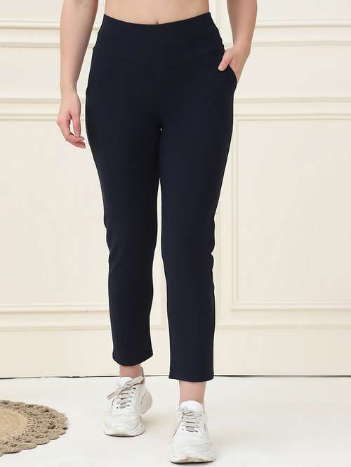 women solid high rise jegging - 21690673 -  Standard Image - 0