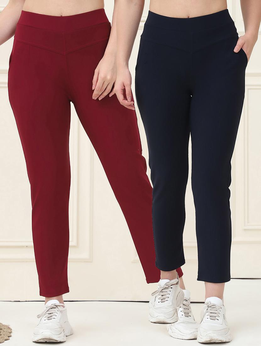 women pack of 2 solid jegging - 21690703 - Zoom Image - 0