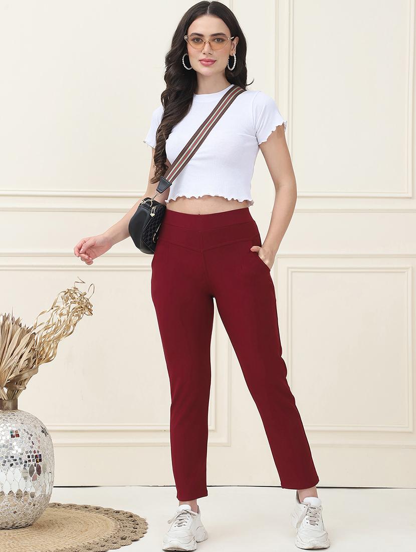 women pack of 2 solid jegging - 21690703 - Standard Image - 5