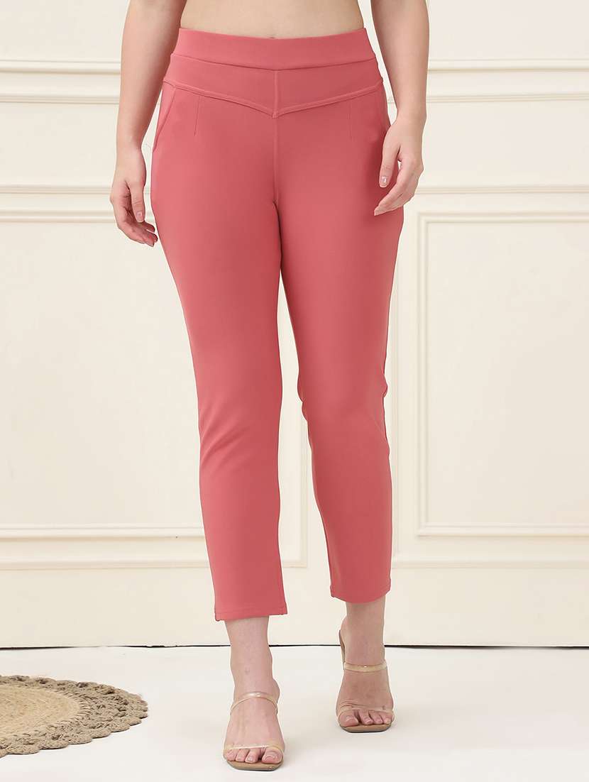 women pack of 2 solid jegging - 21690709 -  Standard Image - 3