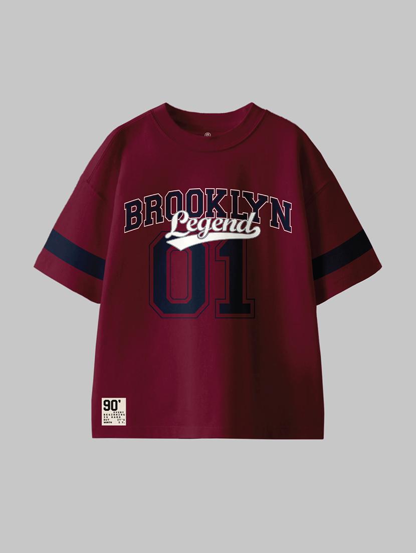 boys front print short sleeve t-shirt