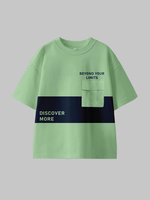 boys color block short sleeve t-shirt - 21690886 - Standard Image - 0