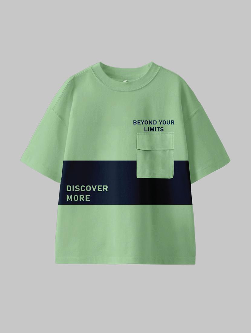 boys color block short sleeve t-shirt - 21690886 - Zoom Image - 0
