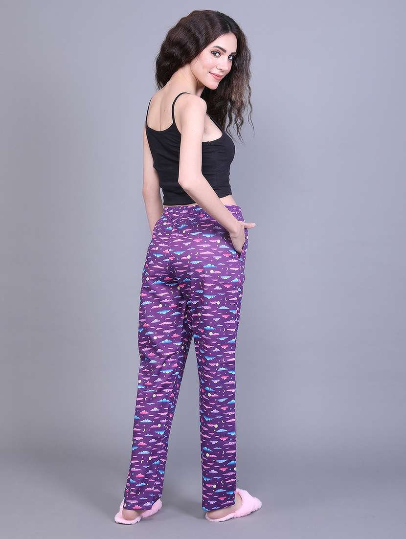 women printed cotton pajama - 21691011 -  Standard Image - 3