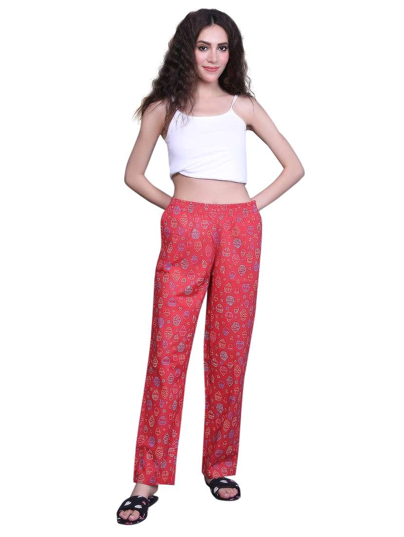 women printed cotton pajama