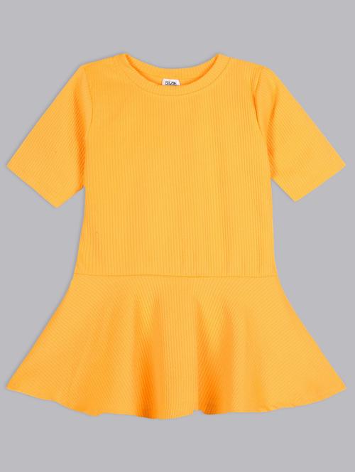 girls round neck solid top - 21691285 -  Standard Image - 0