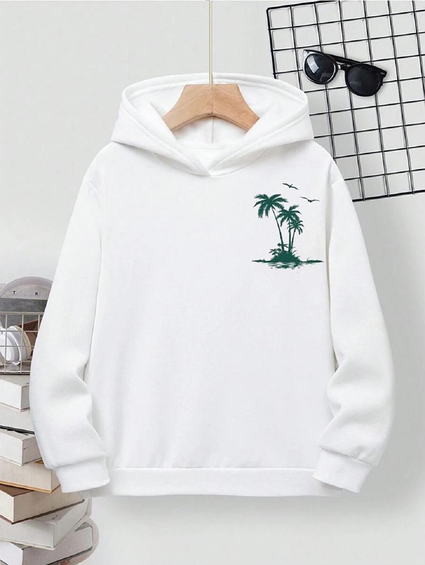 kids long sleeves placement print sweatshirt - 21691292 - Zoom Image - 0