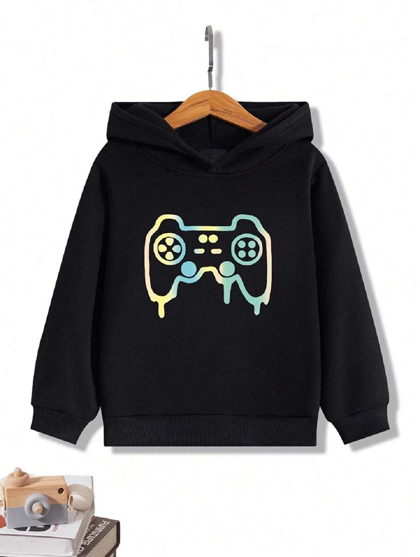 kids long sleeves front print sweatshirt