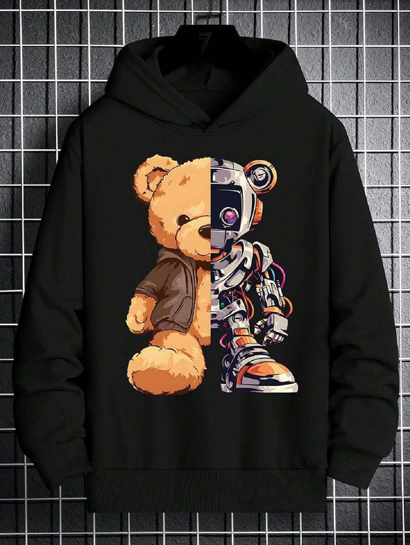 kids long sleeves front print sweatshirt - 21691296 -  Zoom Image - 0