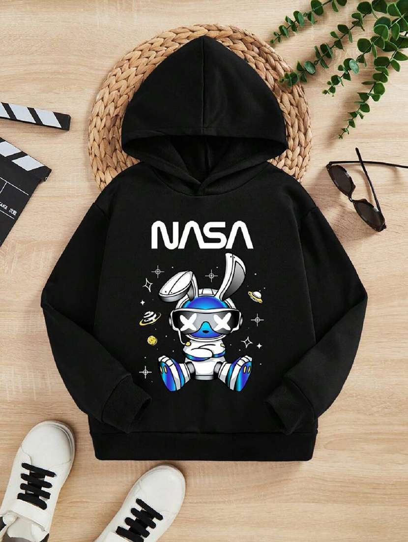 kids long sleeves front print sweatshirt