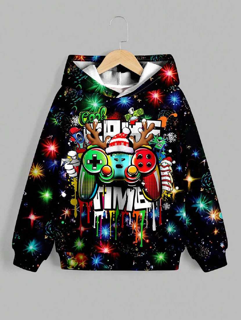 kids long sleeves printed sweatshirt - 21691310 - Zoom Image - 0