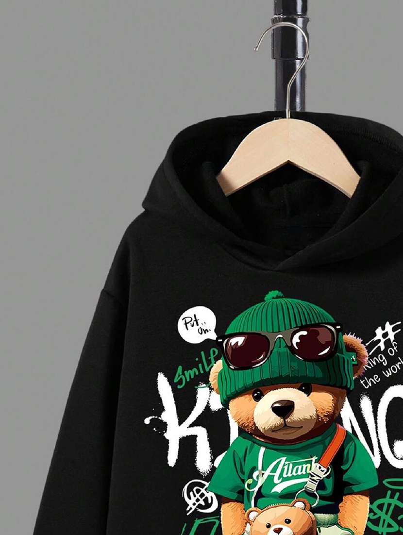 kids long sleeves front print sweatshirt - 21691314 - Standard Image - 3