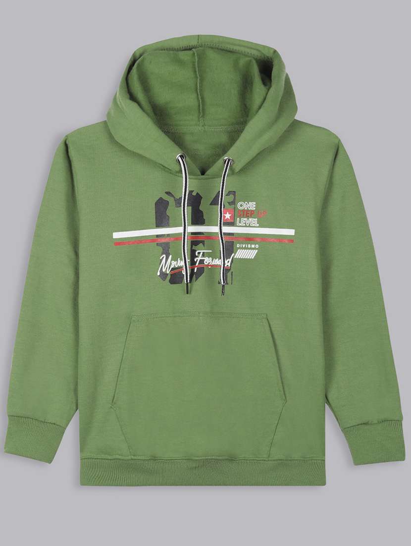 kids long sleeves front print sweatshirt