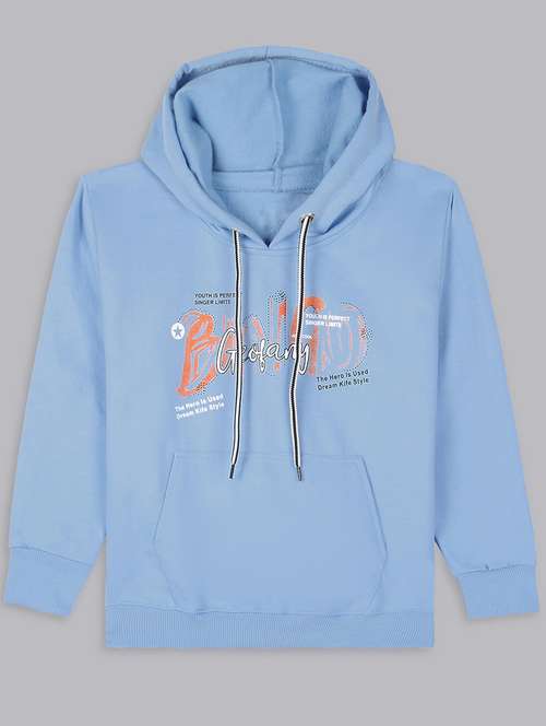 kids long sleeves front print sweatshirt - 21691320 -  Standard Image - 0