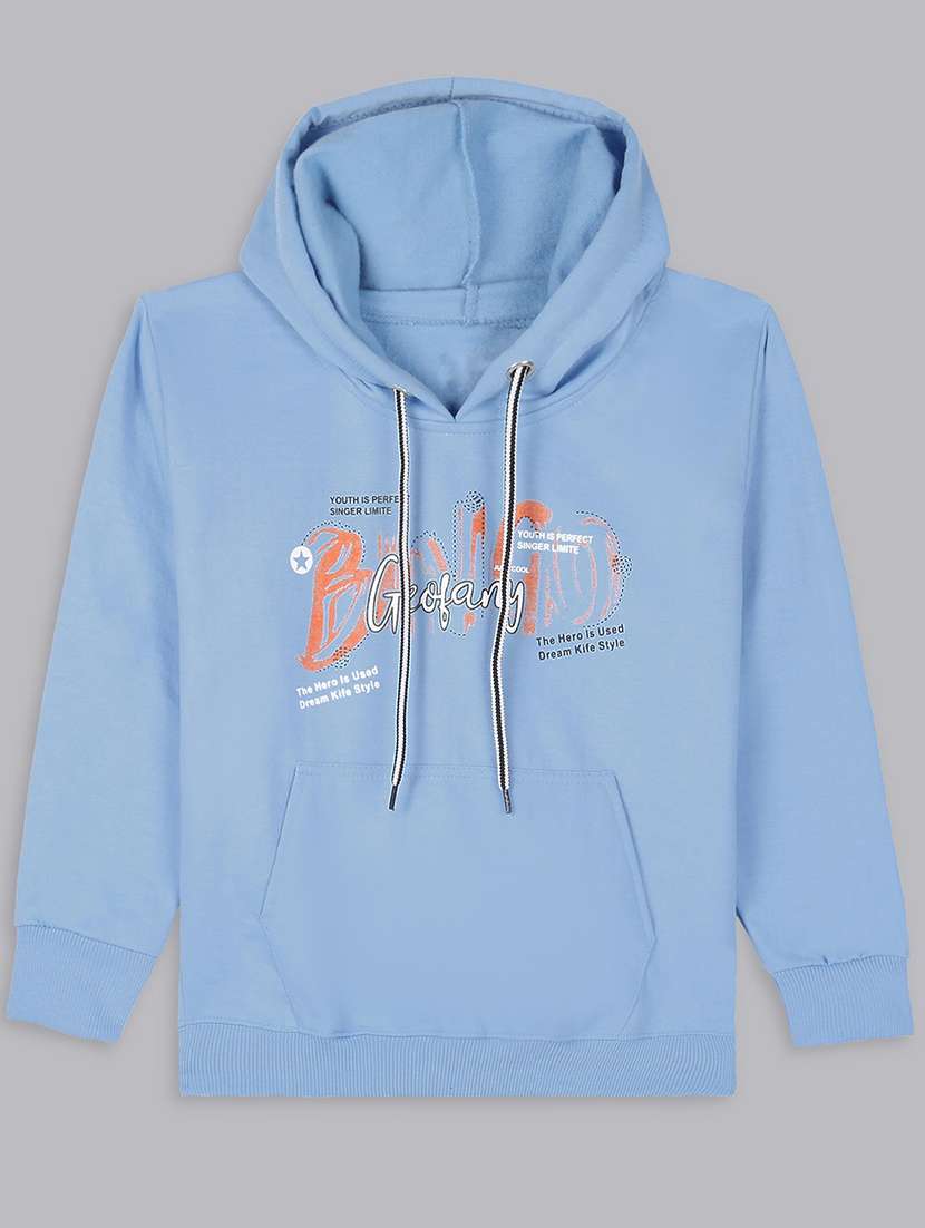 kids long sleeves front print sweatshirt - 21691320 -  Zoom Image - 0
