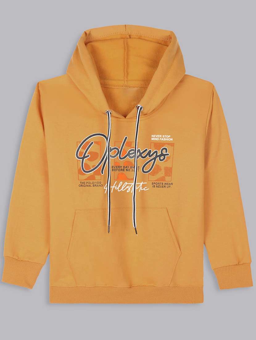 kids long sleeves front print sweatshirt - 21691321 -  Zoom Image - 0