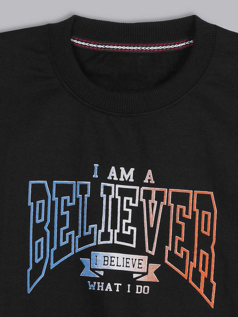 kids long sleeves front print sweatshirt - 21691325 - Standard Image - 3