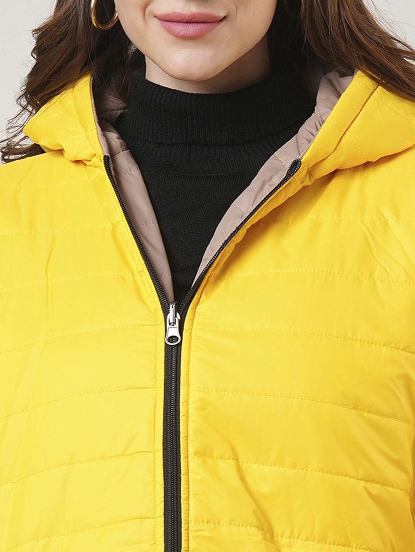 women long sleeves reversible puffer jacket - 21691720 - Standard Image - 5