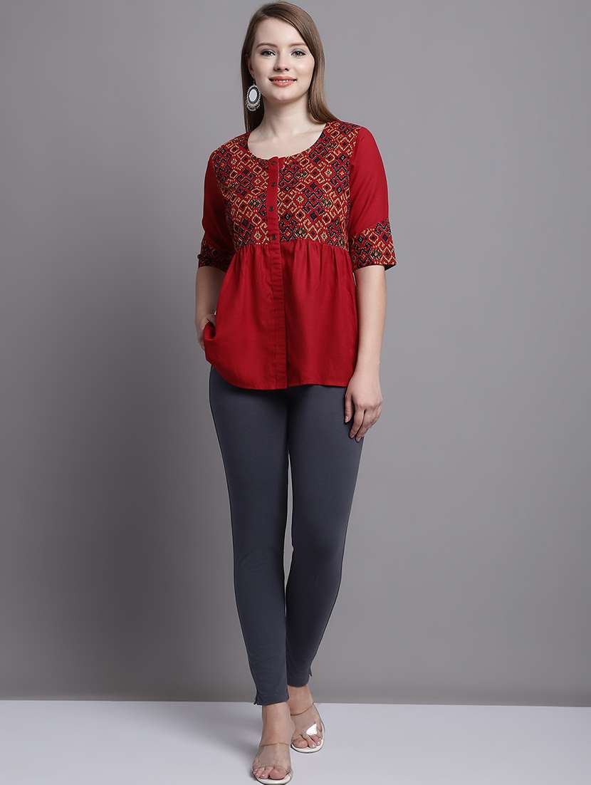 women pack of 2 solid leggings - 21691759 -  Standard Image - 5