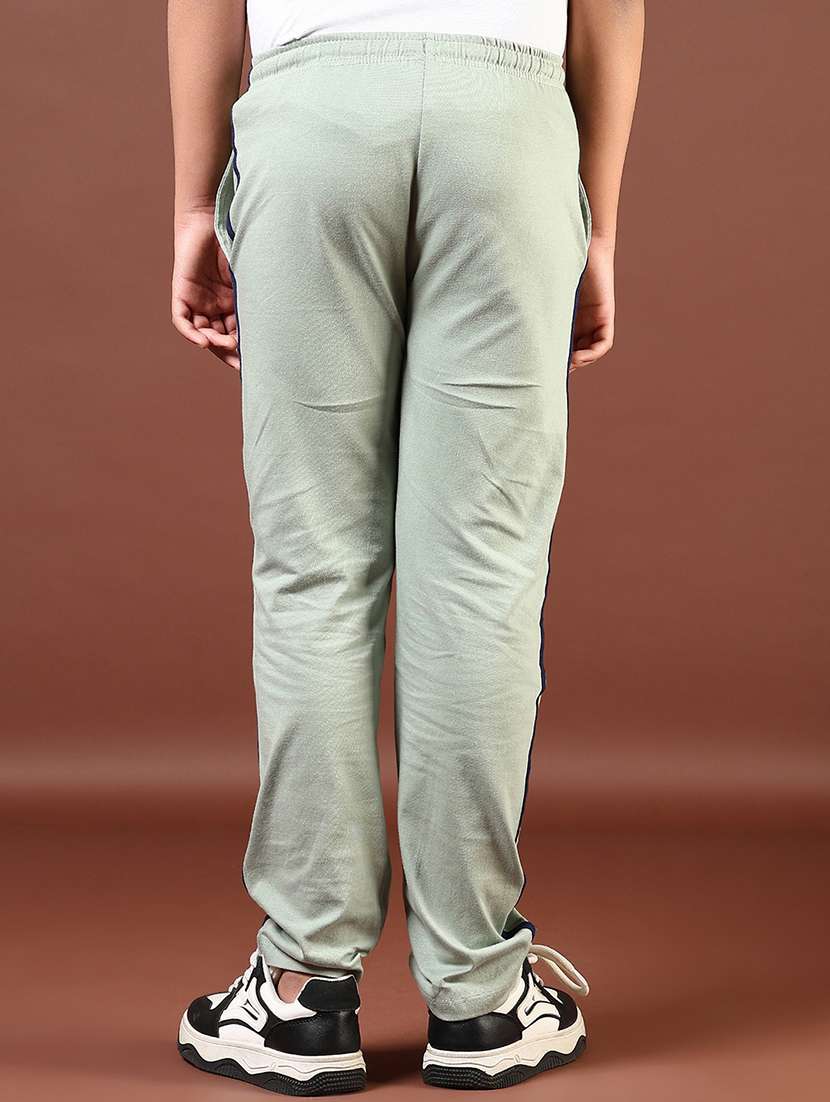 boys solid mid rise regular fit track pant - 21691850 -  Standard Image - 3